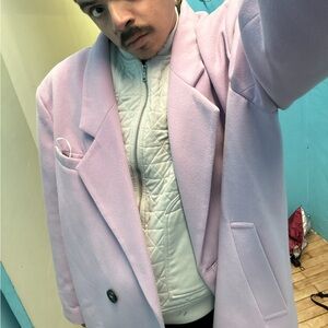 Nylon (brand) purple trench coat